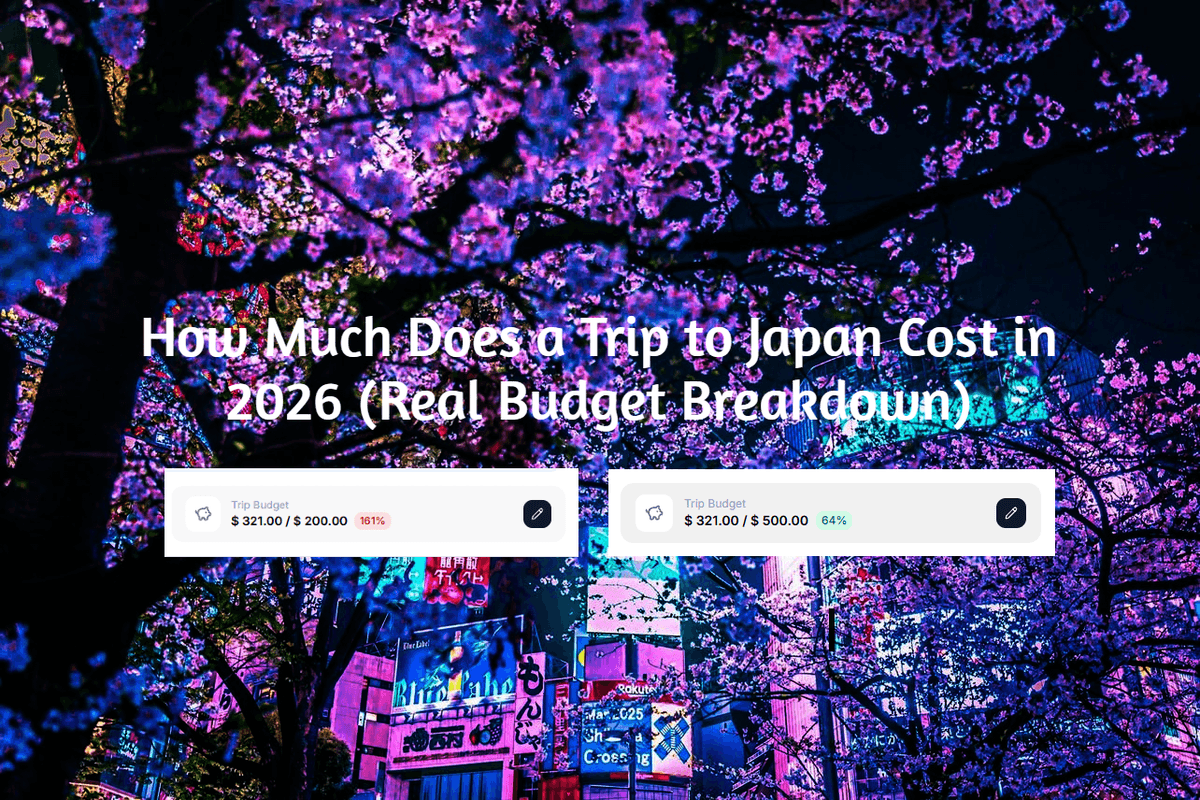 How Much Does a Trip to Japan Cost in 2026 (Real Budget Breakdown)